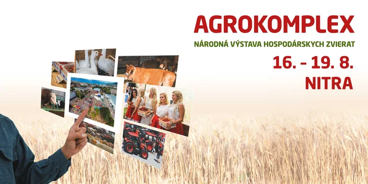 Lístok s prednostným vstupom na výstavu AGROKOMPLEX 2018