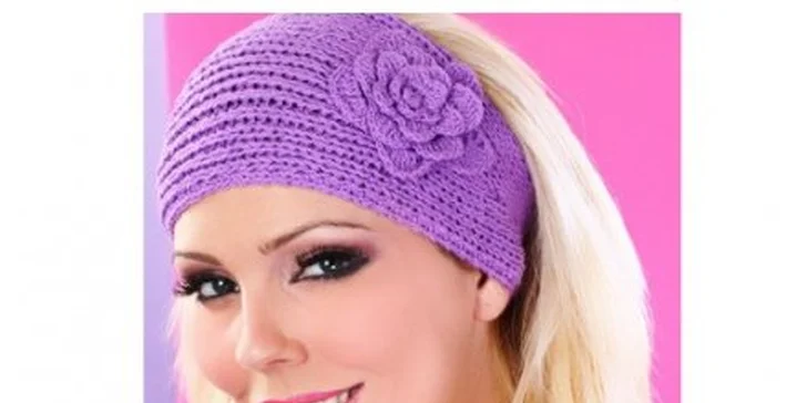 5,20 eur za krásnu ručne pletenú čelenku Flower! Obdarujte svoje milované darčekom, ktorý poteší každé ženské srdce. Zľava 46%!