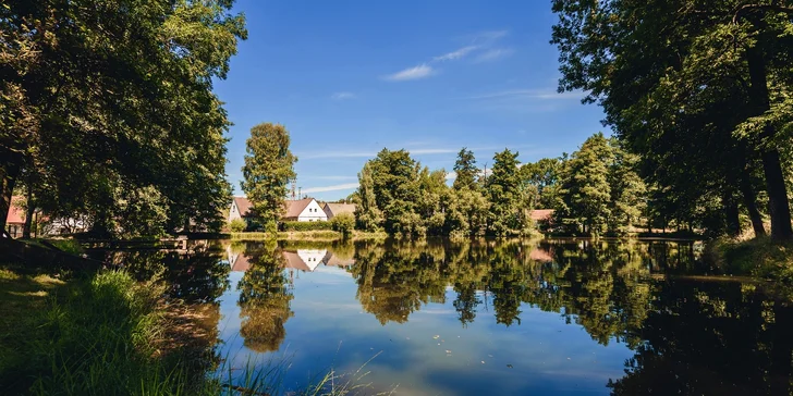 Pobyt na staročeskom mlyne s rybníkom - Mlýn Resort Černovice
