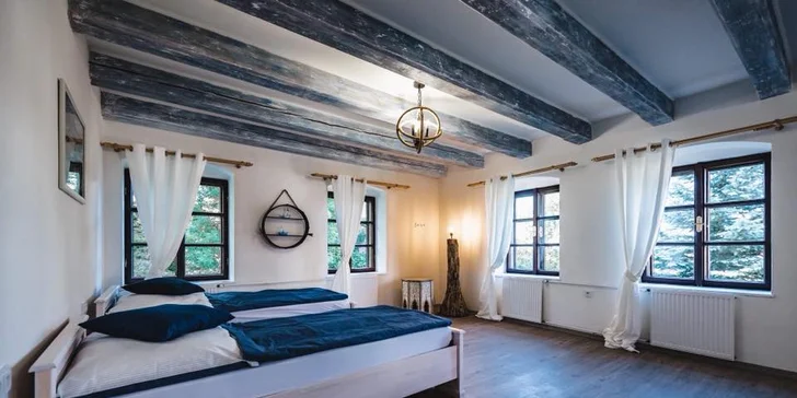 Pobyt na staročeskom mlyne s rybníkom - Mlýn Resort Černovice