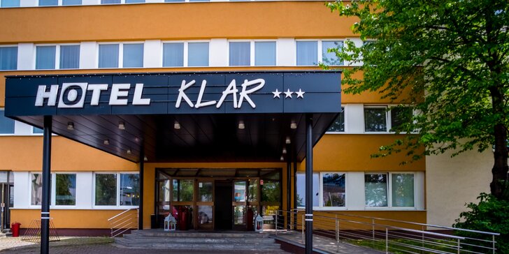 Pobyt 1km od centra mesta v zrekonštruovanom Hoteli Klar*** s možnosťou aquaparku