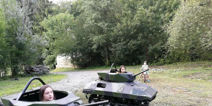 Zážitok v podobe jazdy na MiniTankoch pri Košickej Belej