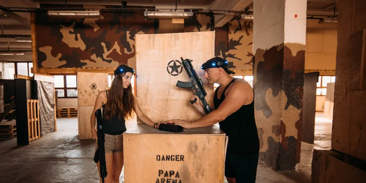 Laser game - akčná zábava v PAPA aréne v Bratislave
