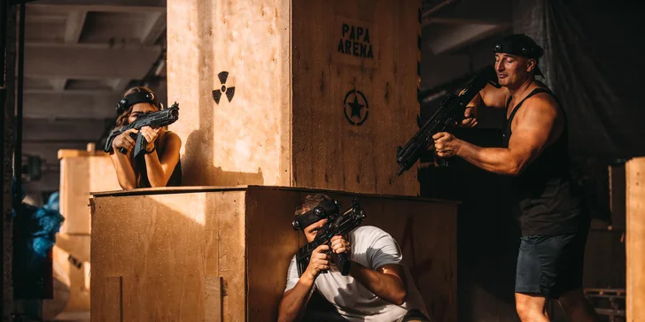 Laser game - akčná zábava v PAPA aréne v Bratislave