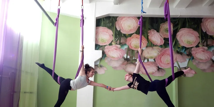 FLYFIT cvičenie, súkromný tréning vzdušnej akrobacie alebo 7-dňový program chudnutia s diagnostikou