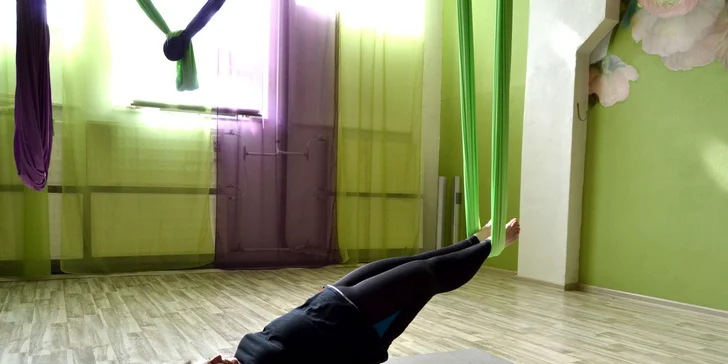 FLYFIT cvičenie, súkromný tréning vzdušnej akrobacie alebo 7-dňový program chudnutia s diagnostikou