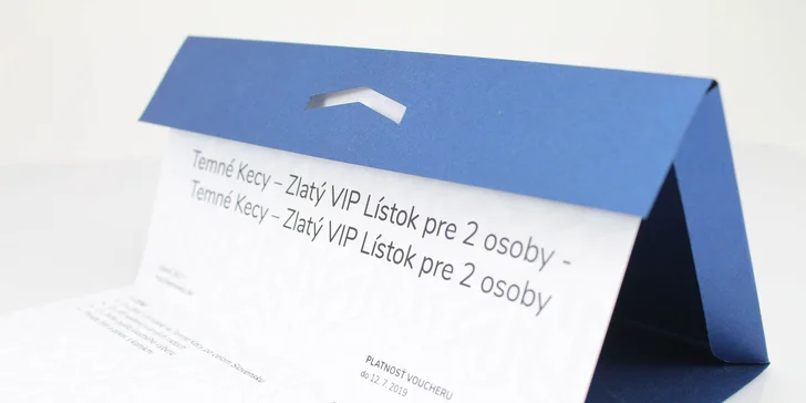 Temné Kecy - Zlatý VIP Lístok pre 2 osoby