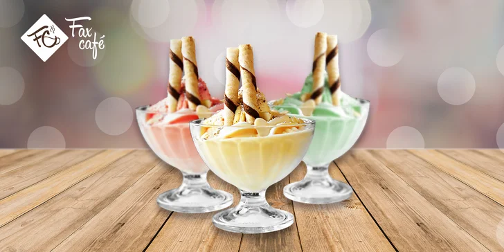 Točená zmrzlina podľa výberu vo FaxCafé