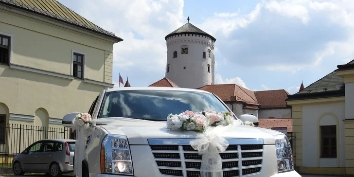 Prenájom luxusného Cadillacu aj so šoférom. Svadba, ktorá má štýl!