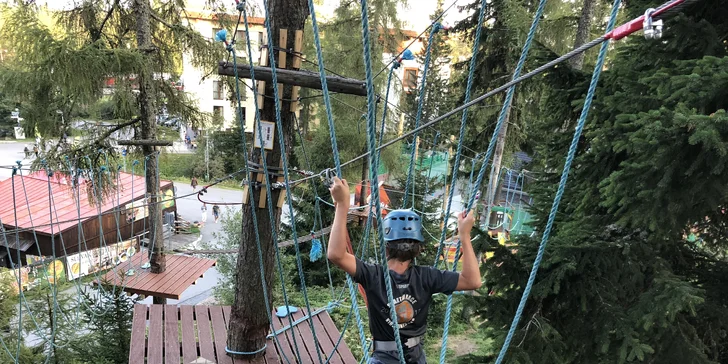 Veveričí lanový park na Štrbskom Plese - zážitok pre celú rodinu