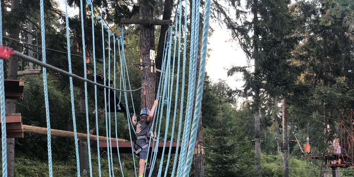 Veveričí lanový park na Štrbskom Plese - zážitok pre celú rodinu