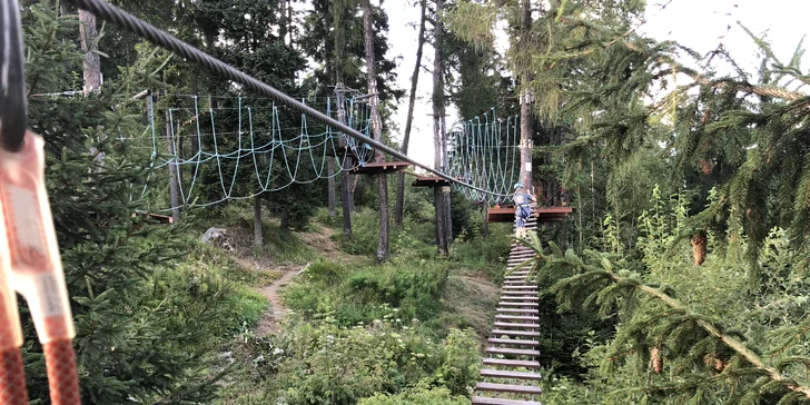 Veveričí lanový park na Štrbskom Plese - zážitok pre celú rodinu