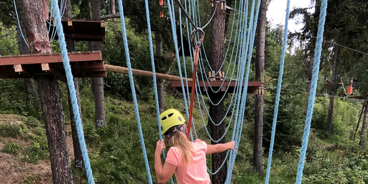 Veveričí lanový park na Štrbskom Plese - zážitok pre celú rodinu
