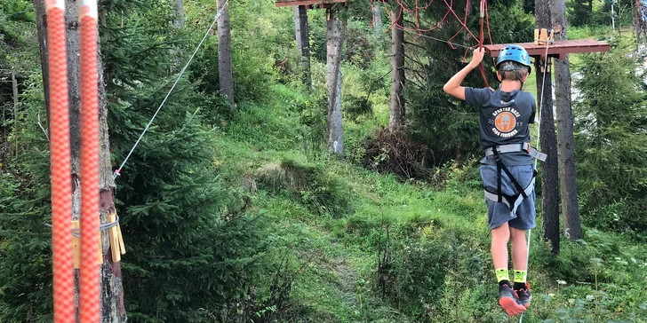 Veveričí lanový park na Štrbskom Plese - zážitok pre celú rodinu