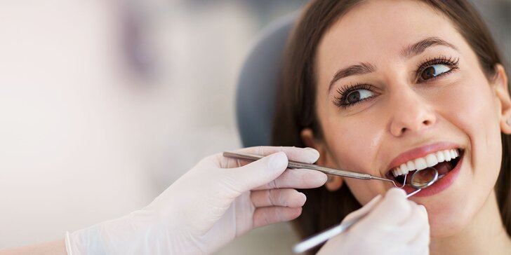 Komplexné vstupné zubné vyšetrenie a kompletná dentálna hygiena