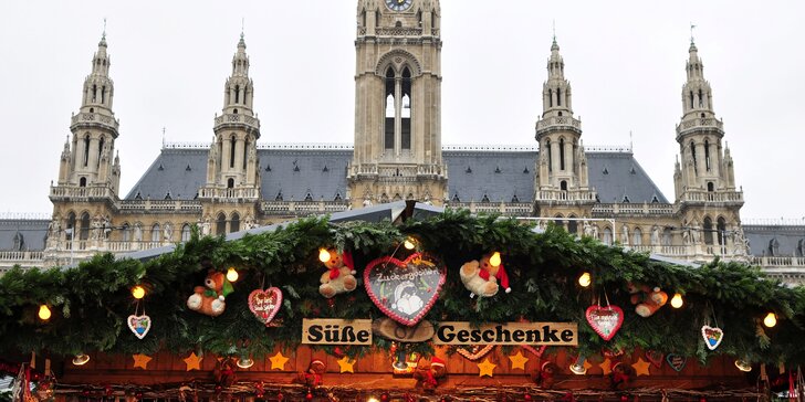 Adventný zájazd za pamiatkami krásnej Viedne - vianočné trhy a prehliadka histórie