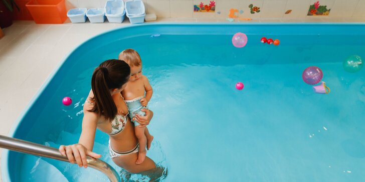 Kurz plávania pre detičky od 4 mesiacov