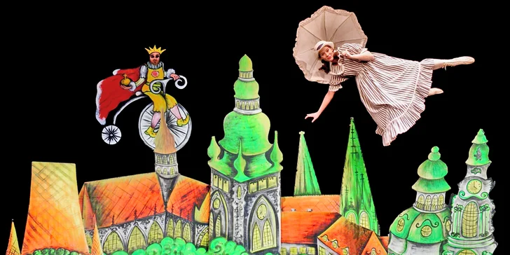 Fascinujúce čierne divadlo: Predstavenie na motív Alica v krajine zázrakov