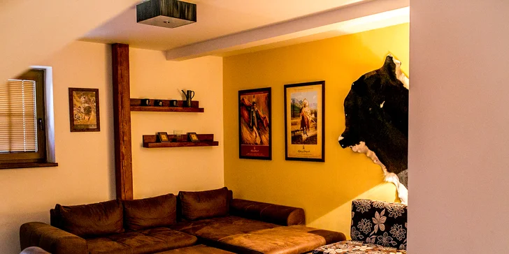 Pohodový pobyt na westernovom ranči Kostelany s polpenziou a wellness