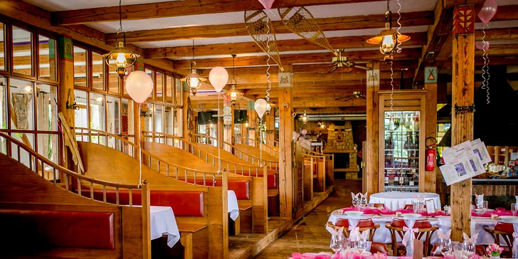 Pohodový pobyt na westernovom ranči Kostelany s polpenziou a wellness