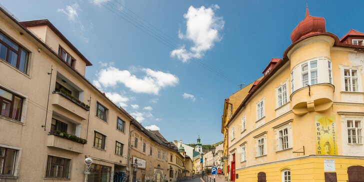 Romantický pobyt v historickom centre Banskej Štiavnice v penzióne Cosmpolitan II.