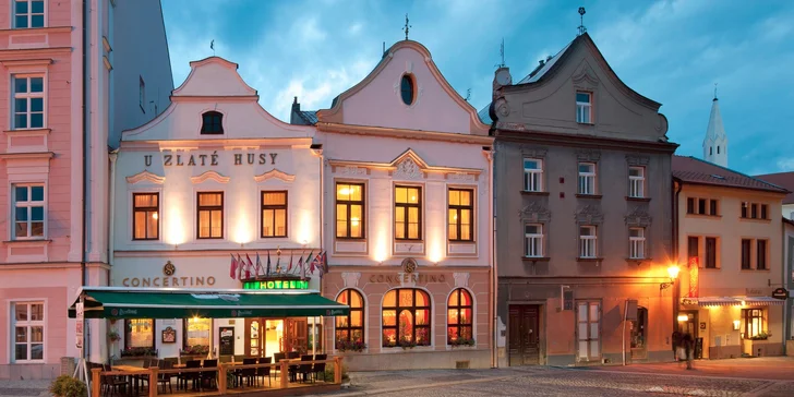 Romantika v Jindřichovom Hradci: raňajky, večere a napríklad aj sauna či masáž