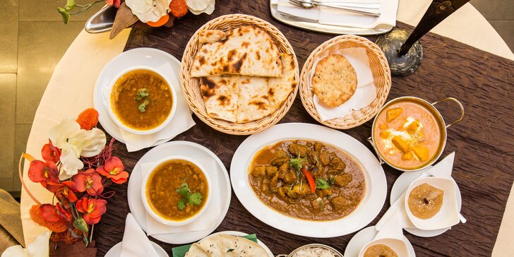 Degustačné menu pre 2 osoby v indicko-bengálskej reštaurácií Maharadža
