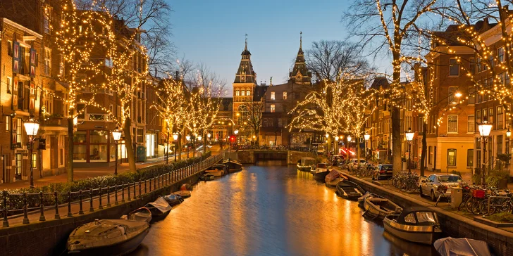 Vianočný Amsterdam, festival svetiel s návštevou čarovnej adventnej jaskyne