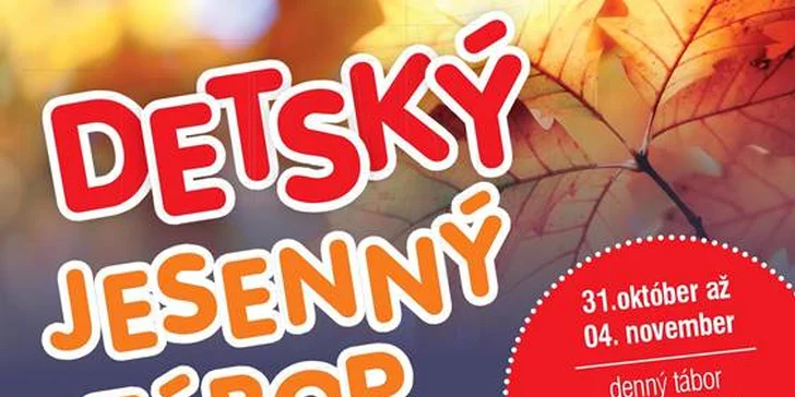 Zábavný detský tábor Kormorán v znamení Halloweenu