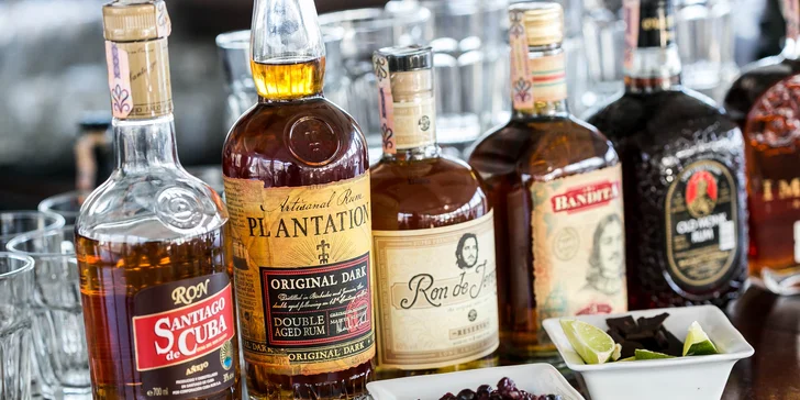 Zážitková ochutnávka rumov alebo whisky aj s programom