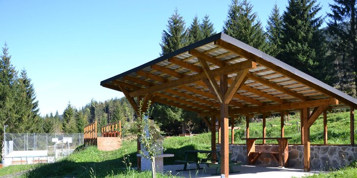 Jesenný pobyt v rezorte Drevenice Terchová resort s wellness a aktivitami v krásnom prostredí NP Malá Fatra