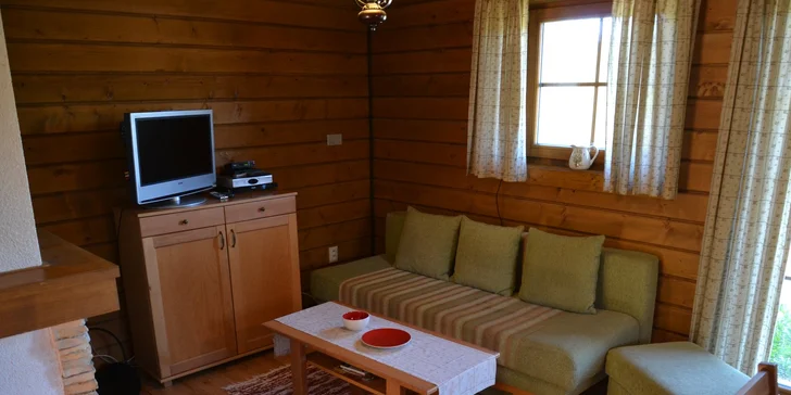 Jesenný pobyt v rezorte Drevenice Terchová resort s wellness a aktivitami v krásnom prostredí NP Malá Fatra