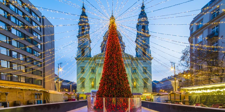 Prehliadka vianočnej Budapešti a Tropicaria so sprievodcom