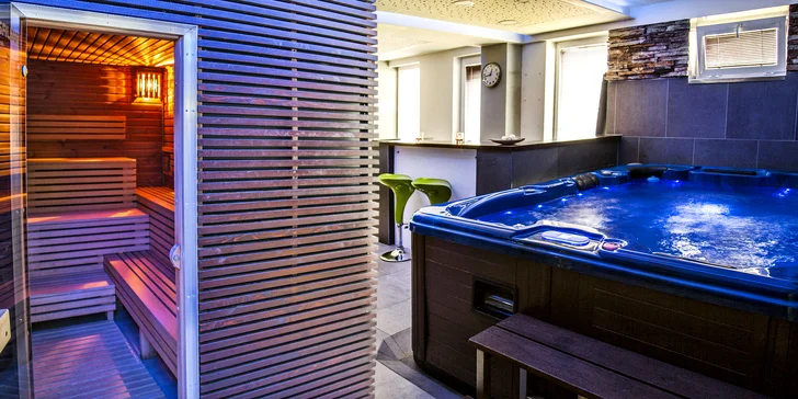 Relax na juhu Čiech: raňajky, neobmedzený vstup do wellness aj romantický balíček