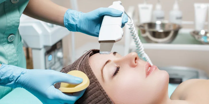 Hĺbkové čistenie pleti Skin Scrubberom alebo Anti-Age ošetrenie