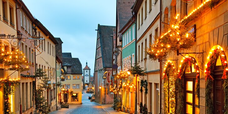Klenoty Bavorska - Norimberg, Rothenburg a Bamberg počas čarovného adventu
