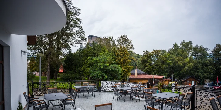 Pobyt v novom, modernom Hoteli Palatín priamo pod Oravským Hradom s 50% zľavou na vstup na hrad
