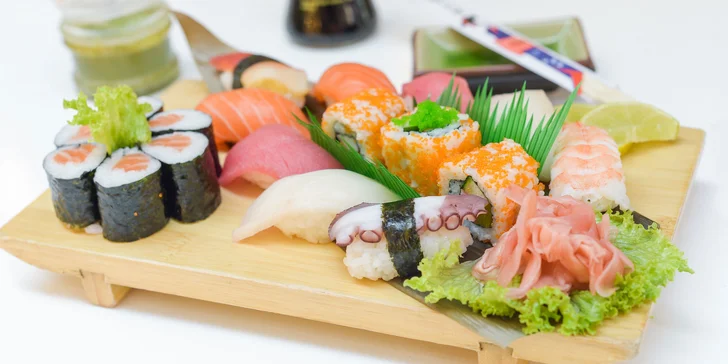 Sushi menu: 12 alebo až 18 kúskov