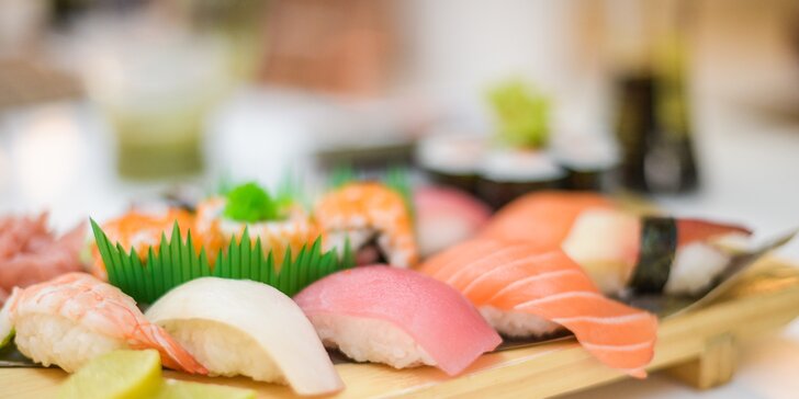 Sushi menu: 12 alebo až 18 kúskov