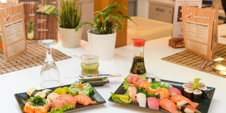 Sushi menu: 12 alebo až 18 kúskov