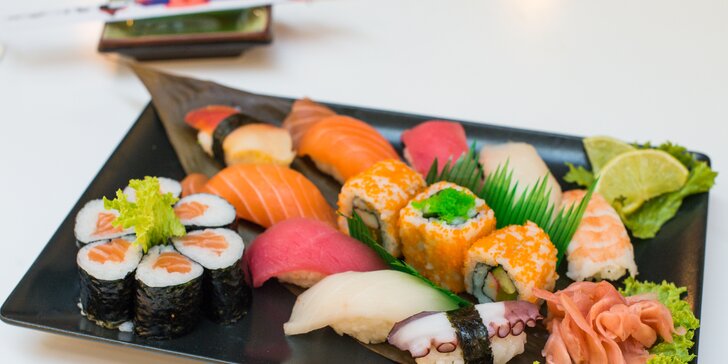 Sushi menu: 12 alebo až 18 kúskov