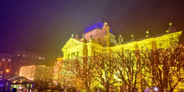 Netradične strávený advent v Záhrebe: tropická záhrada aj vianočné trhy!