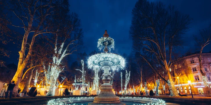 Netradične strávený advent v Záhrebe: tropická záhrada aj vianočné trhy!
