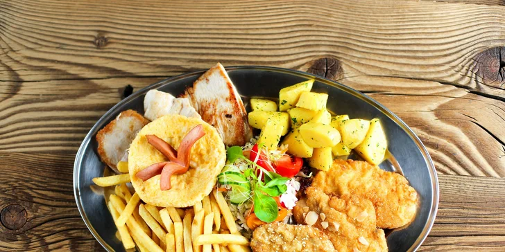 Vstup do wellness na 3 hodiny + mäsová misa v penzióne Zivka***