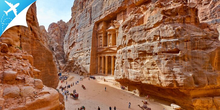 Letecký zájazd za legendárnym Jordánskym kráľovstvom a bájnym mestom Petra
