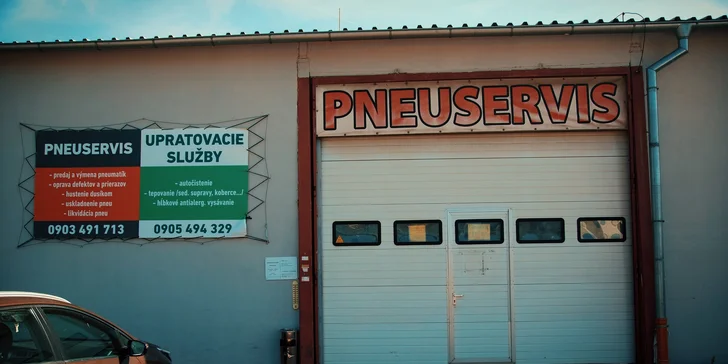 Prezúvanie pneumatík s doplnením zmesi do ostrekovačov