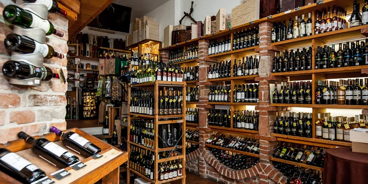 Otvorený voucher na nákup svetových a slovenských vín