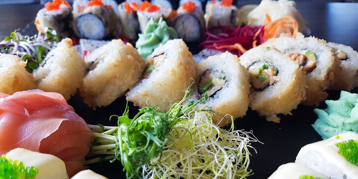 Jesenný sushi set s novinkami v TOP Reštaurácii SUSHIHANIL pre 2 osoby