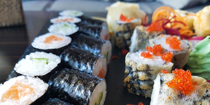 Jesenný sushi set s novinkami v TOP Reštaurácii SUSHIHANIL pre 2 osoby