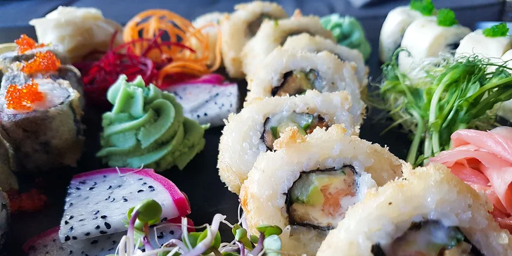 Jesenný sushi set s novinkami v TOP Reštaurácii SUSHIHANIL pre 2 osoby